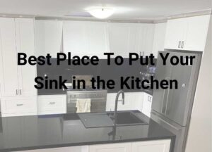 sink placement in kitchen, where to place sinks