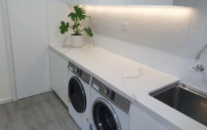 Laundry room countertop materials - Renovation Builders Melbourne